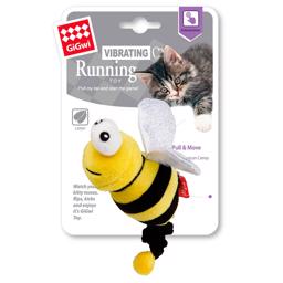 GiGwi Running Bee Vibrating Cat Toy with Catnip